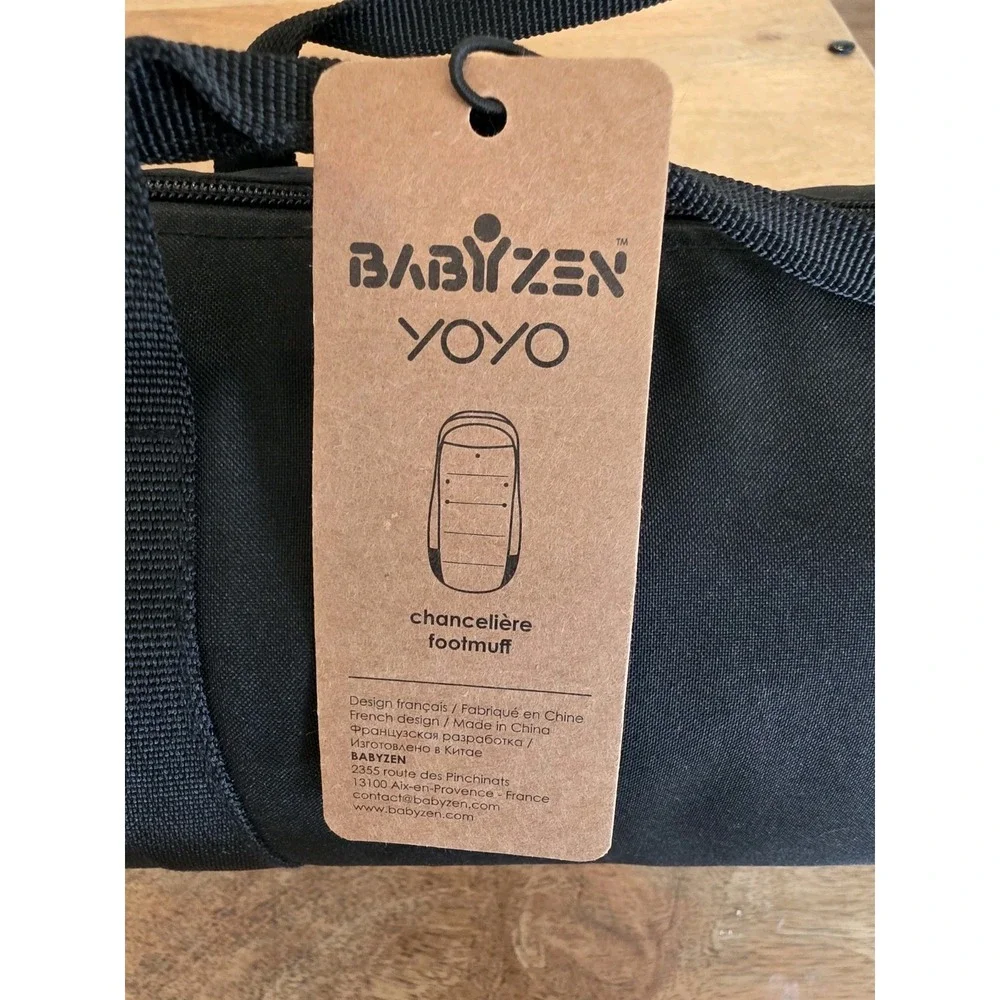 Babyzen Yoyo Footmuff In Black *New With Tags*